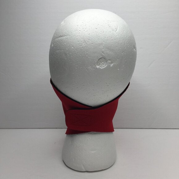Vintage 80s Adult Red Neoprene Ski Face Mask Snowboard Snow Size Medium - Picture 4 of 14